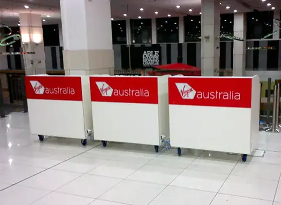 Virgin Australia — joinery by Kore Joinery